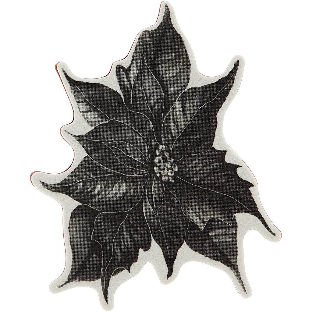 Timbro, Stella di Natale, h: 5 mm, misura 14x11 cm, 1 foglio