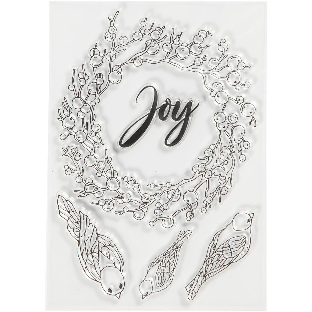 Sellos de silicona Viva decor, joy, tamaño 10,5x15 cm, 1 hoja