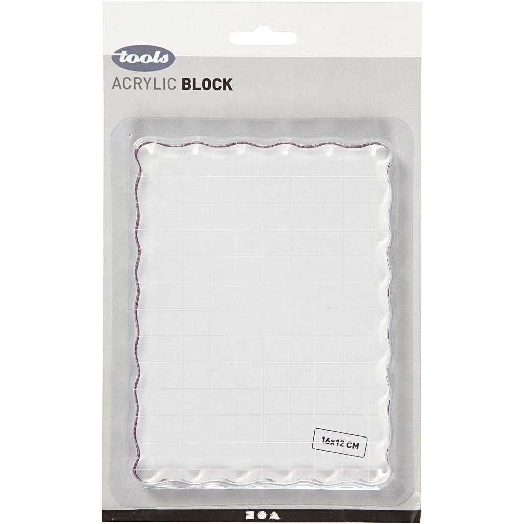 Viva decor stamp block, size 16x12 cm, thickness 1 cm, 1 piece