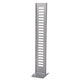 Columna informativa diablillo Kerkmann 30x38x166cm gris plata 12 compartimentos para folletos