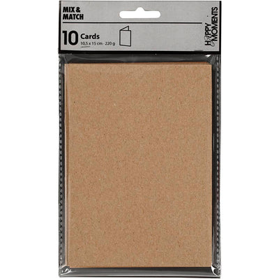 Creative Company Cards Naturel 10.5x15cm, 10st.