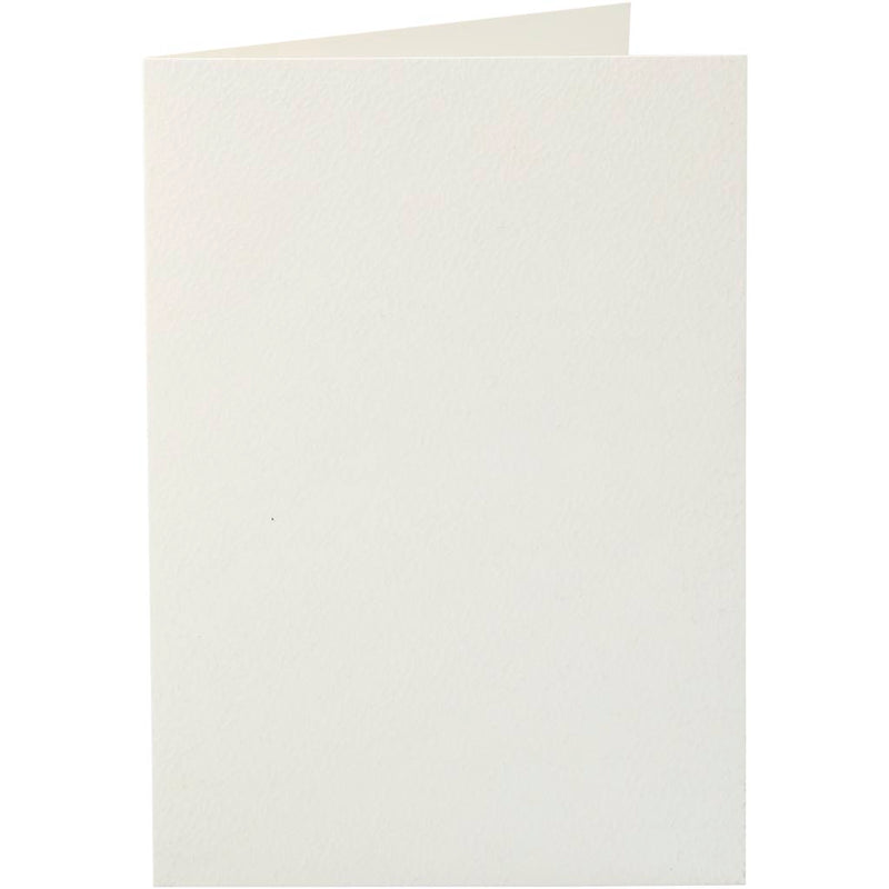 Kaarten, afmeting kaart 10,5x15 cm, 220 gr, off-white, 10 stuk 1 doos