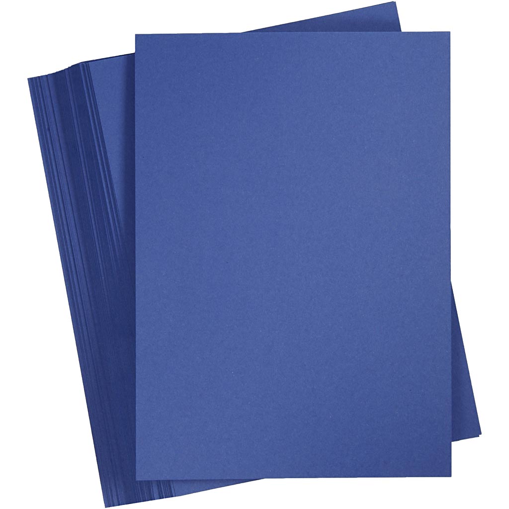 Cartoncino colorato Creative Company, A5, 180 gr, blu scuro, 100 fogli 1 scatola