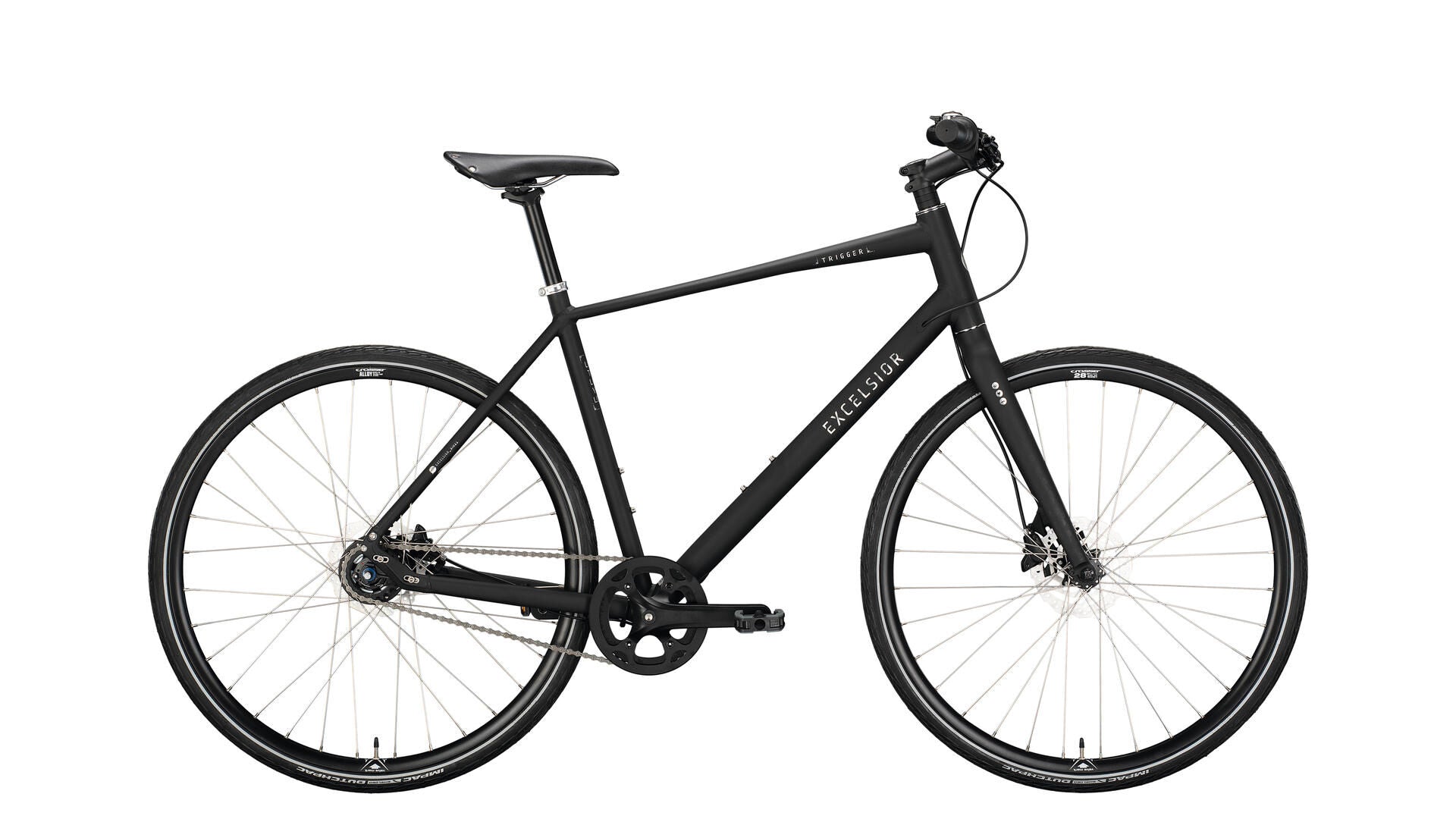Excelsior urbanrad trigger (#1) bike excels.trigger 28 58 diam. 8sp black matt