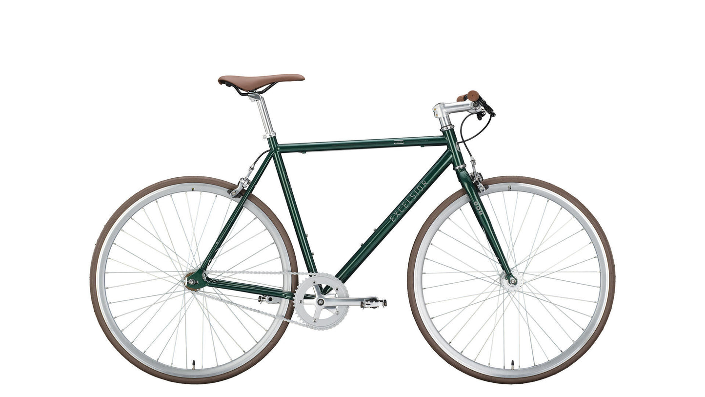 Excelsior Singlespeed Dandy (#1) Bike eccelle. Dandy 28 52 Diam. 1sp Moss Green