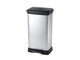 Curver Curver Curver Pedal Bin Deco Rettangolare 50 L color argento