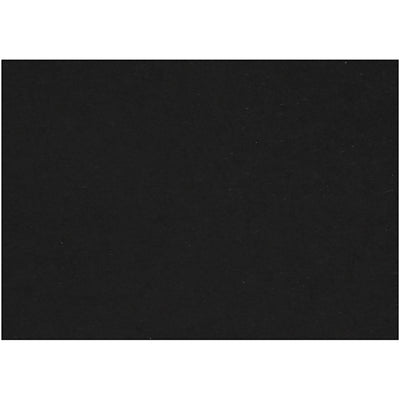 Creativ company cartoncino colorato, a4, foglio 210x297 mm, 200 gr, nero, 100 fogli 1 scatola