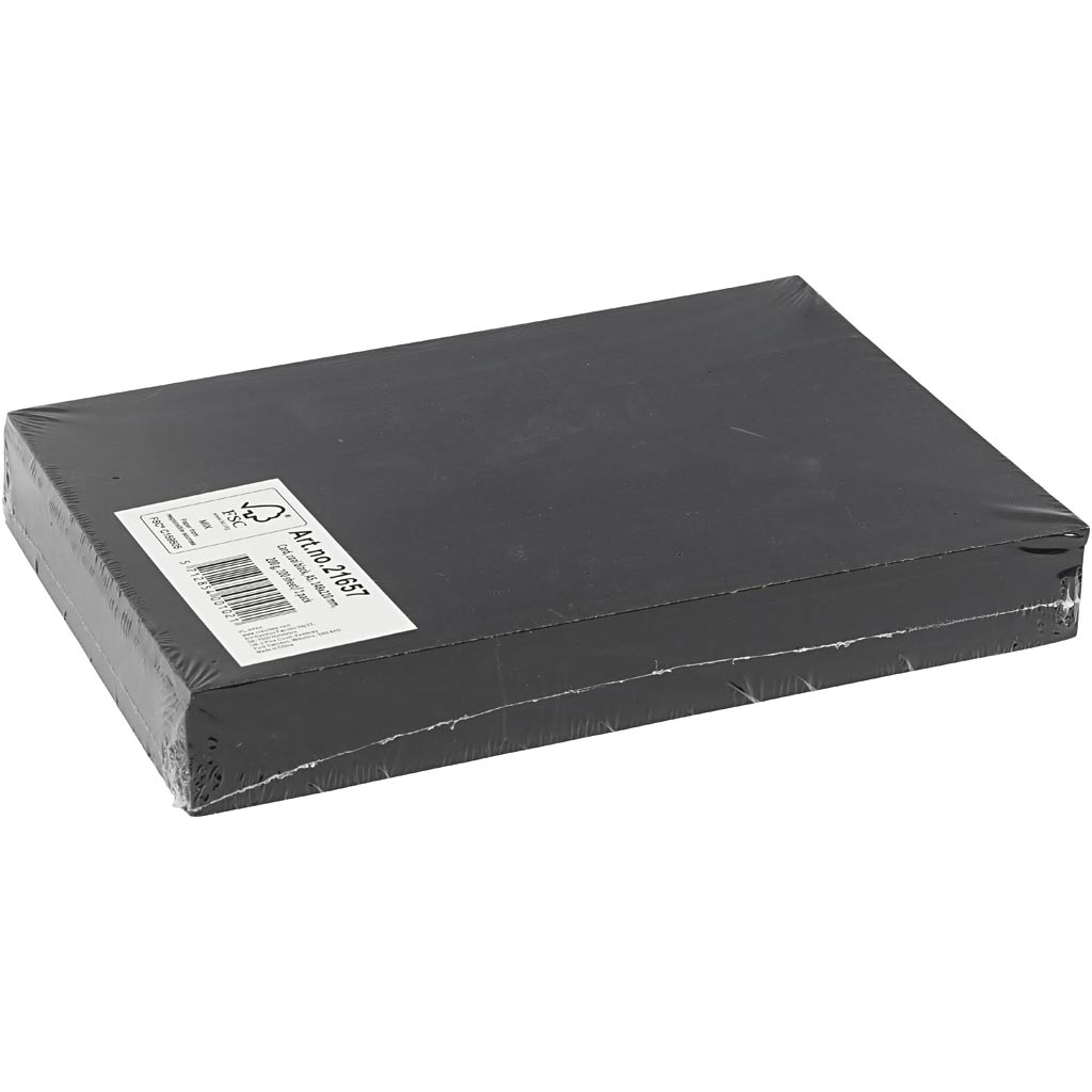 Creativ company https: www.cchobby.nl gekleurd-karton-a5-vel-148x210-mm-200-gr-zwart-100-vel-1-doos