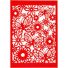 Creative Company Pattern Carton Red, 10st.