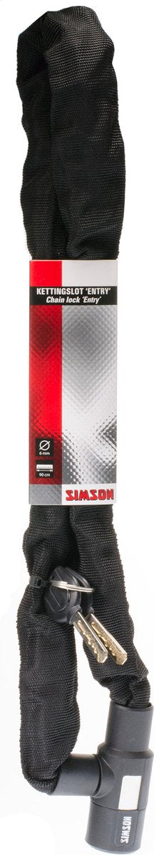 Simson Chain Lock Entry 6x90 Black