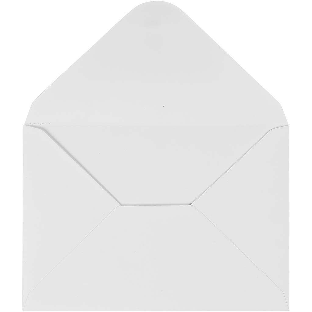 Envelope white 110gr, 10st.
