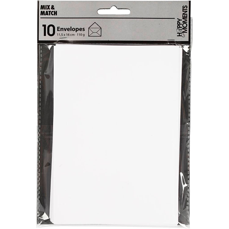 Creativ company https: www.cchobby.nl enveloppen-afmeting-envelop-11-5x16-cm-110-wit-10-stuk-1-doos