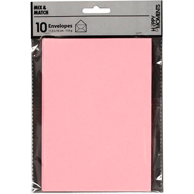 Creative Company Envelope Light Red, 11.5x15cm, 10st.