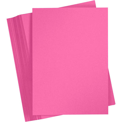 Creativ company cartoncino colorato, a4, foglio 210x297 mm, 180 gr, rosa, 100 fogli 1 scatola