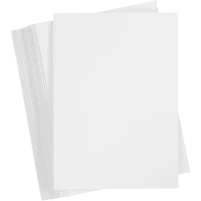Creativ company cartulina de colores, a4, hoja 210x297 mm, 180 gr, blanco, 100 hojas 1 caja