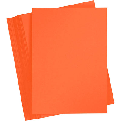 Cartoncino colorato Creativ company, a4, foglio 210x297 mm, 180 gr, arancione, 100 fogli 1 scatola