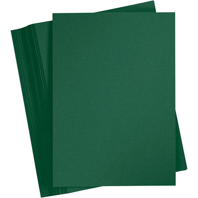 Creativ company cartulina de colores, a4, hoja 210x297 mm, 180 gr, verde oscuro, 100 hojas 1 caja