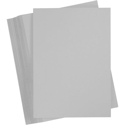 Creativ company cartoncino colorato, a4, foglio 210x297 mm, 180 gr, grigio, 100 fogli 1 scatola