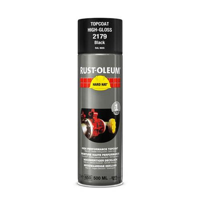 Rust-oleum spuitbus zwart glans ral9005 500ml
