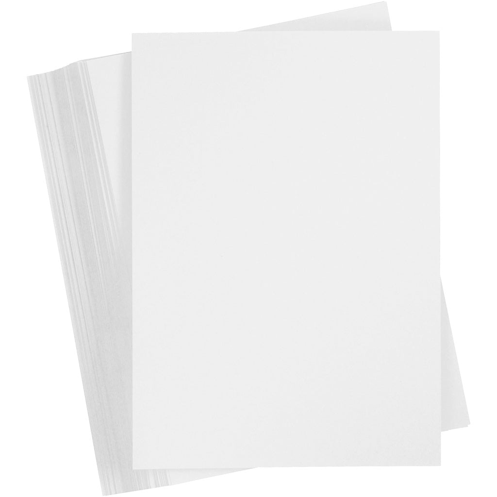 Creativ company cartulina de colores, a6, hoja 105x148 mm, 180 gr, blanco, 100 hojas 1 caja