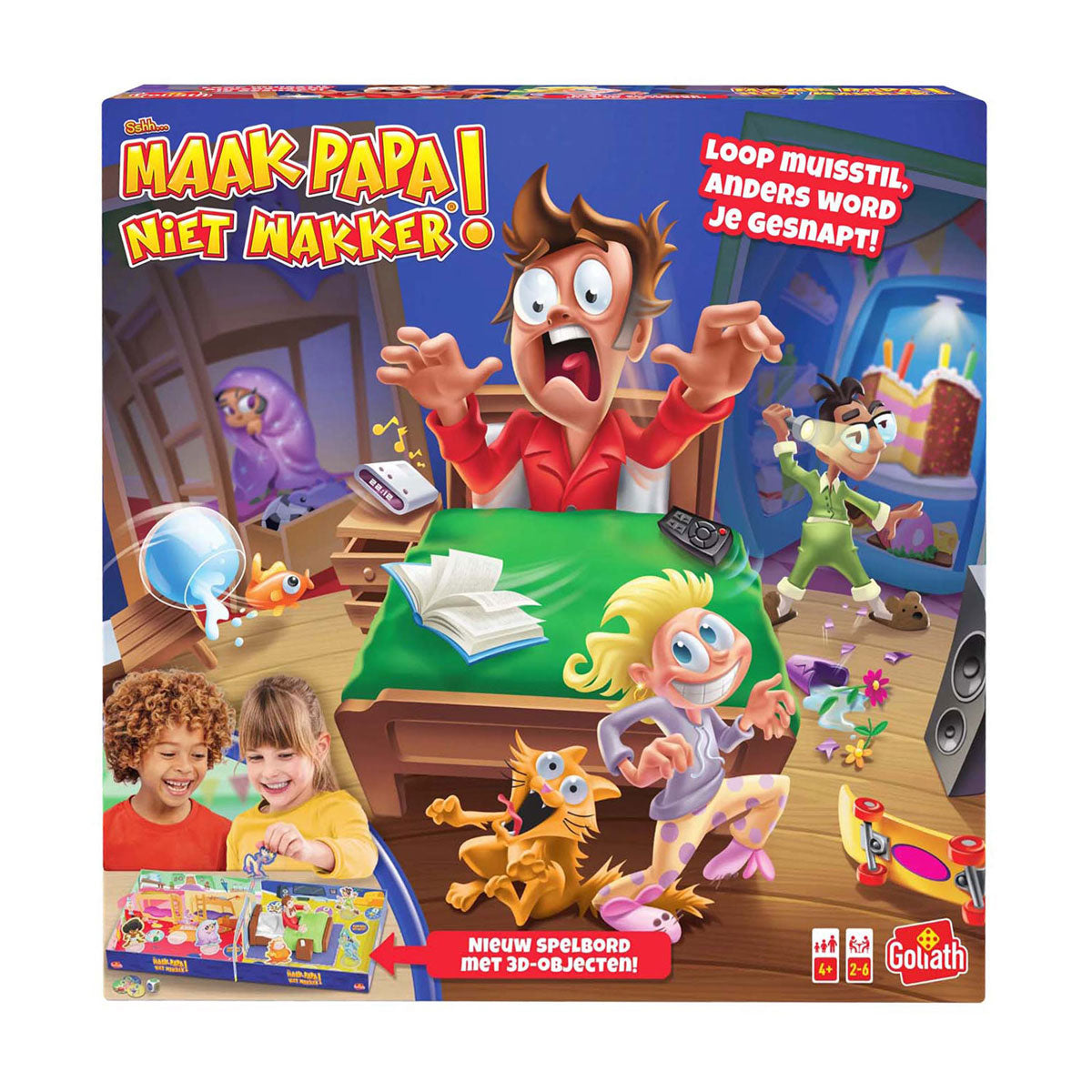 Goliath Games sshh No despierte el juego de mesa de los niños de papá