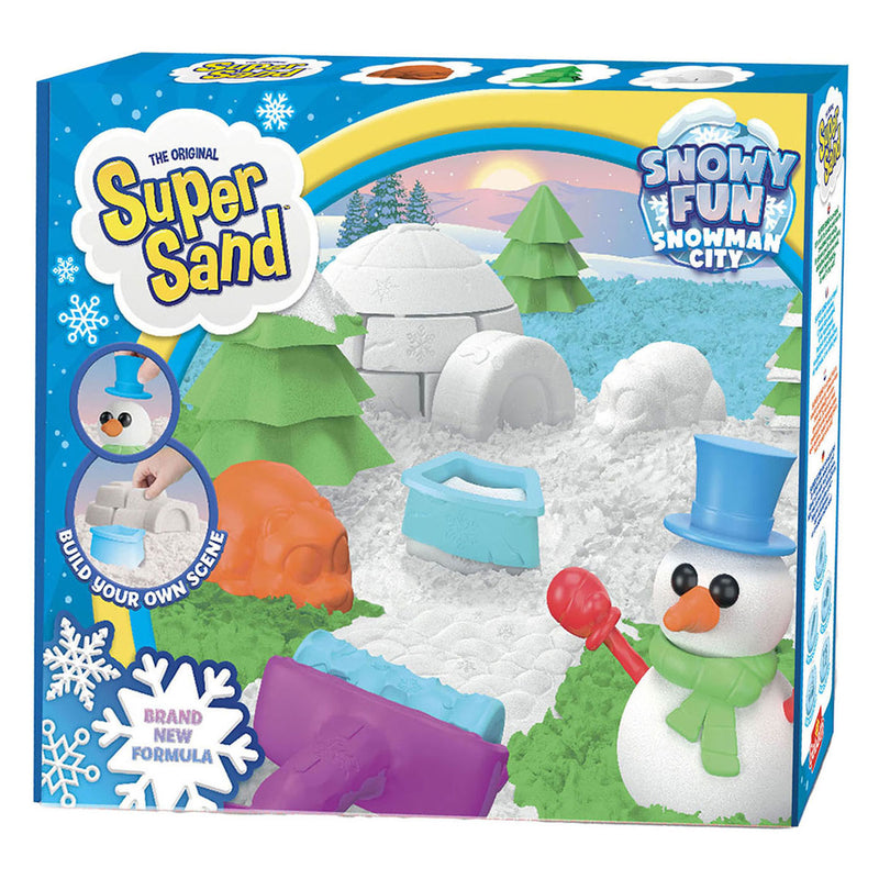 Super Sand Snowy Fun - Set da gioco di città di neve