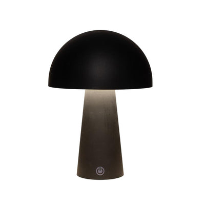 Lampada da tavolo LED collezione Anna rotonda nera 15x15x21cm