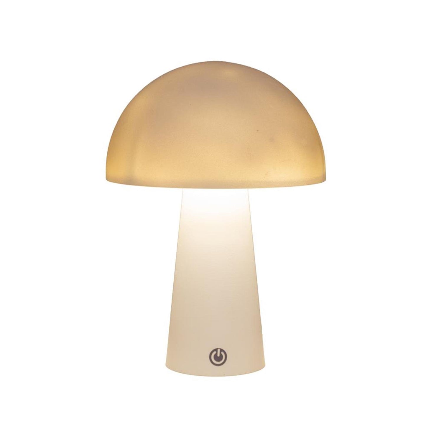 Lampada da tavolo LED collezione Anna rotonda bianca 15x15x21cm