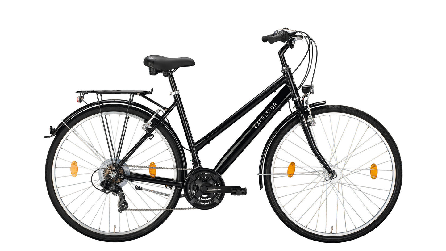 Excelsior bici da trekking road cruiser 21 alu nd (#1) bici excels.road cruis.21 alu nd 28 51 21sp nero
