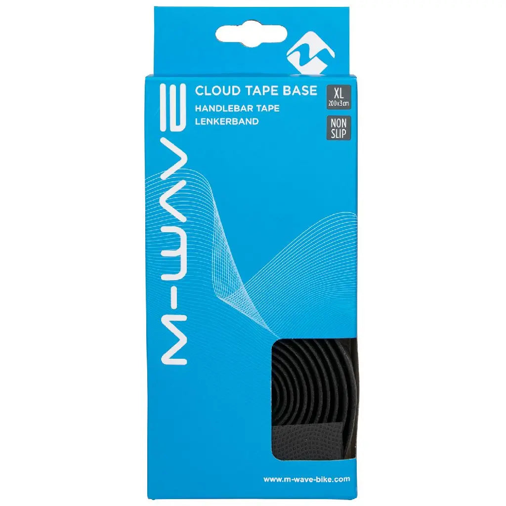 M-Wave Handvattape 200 x 3 cm rubber zwart 2 stuks