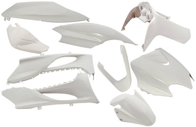 Edge plaatset 9-delig voor yamaha jog r mbk machg - metallic wit