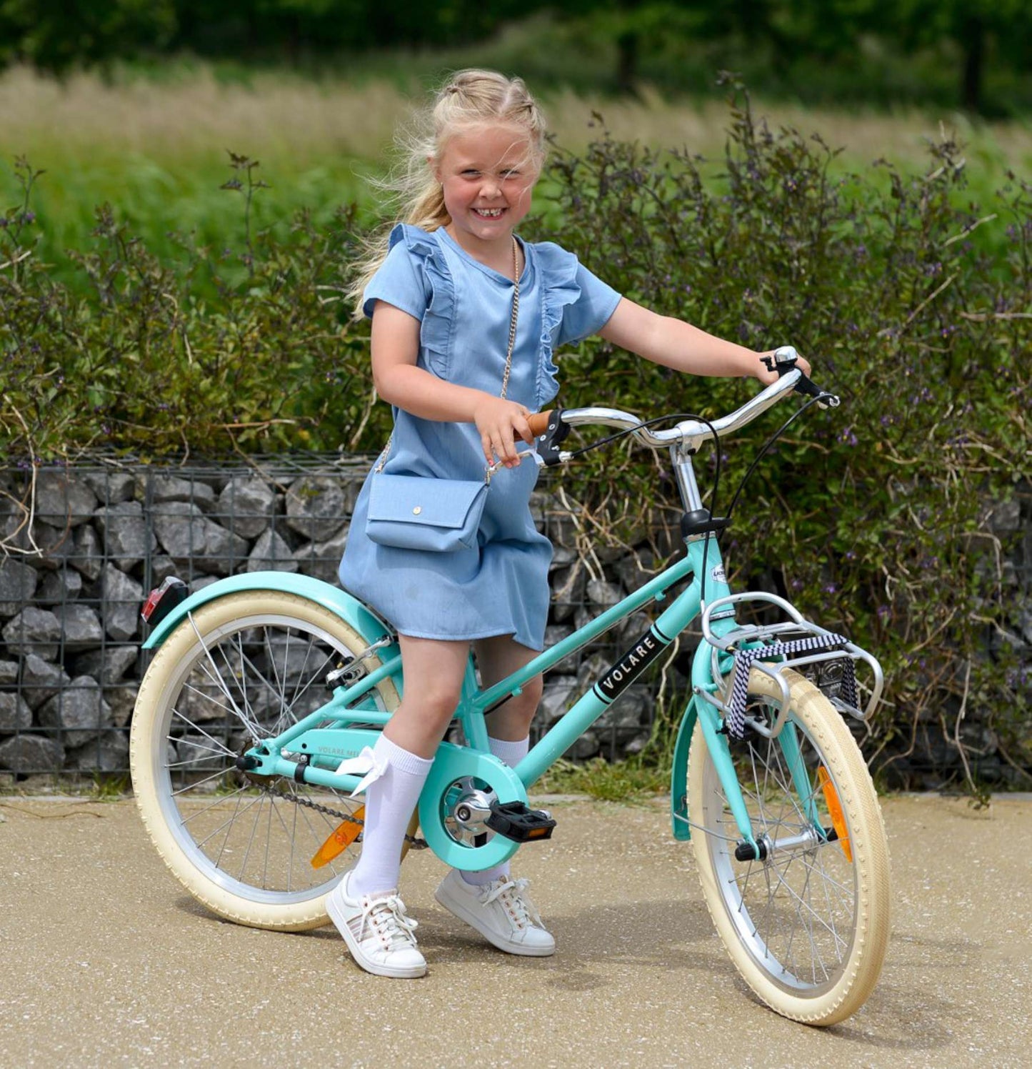 Volare Melody Kinderfiets - Meisjes - 20 inch - Turquoise - Prime Collection
