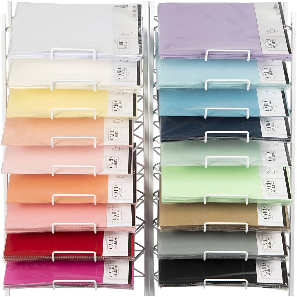 Cartulina empresa Creativ, a4, hoja 210x297 mm, 210+220 gr, varios colores, 18x10 caja 1 caja