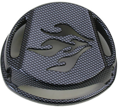 Edge Flywheel cover engine flame carbon