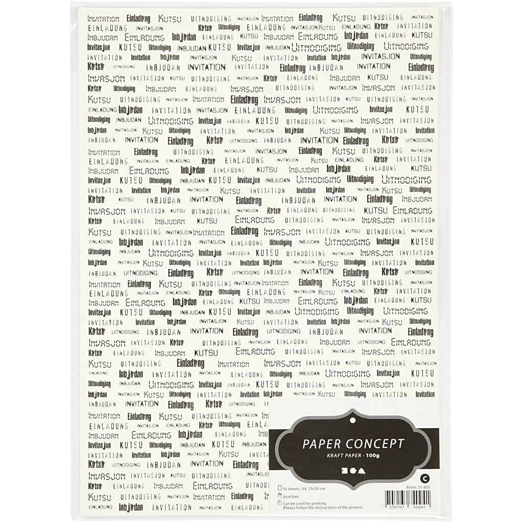 Papel kraft Creativ company, a4, hoja 210x297 mm, 100 gr, 10 hojas 1 caja
