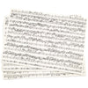 Creativ company papel kraft con estampado, notas musicales, a4, hoja 210x297 mm, 100 gr, 10 hojas 1 caja
