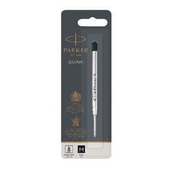 Parker gelpen vulling | medium punt (0,7 mm) | zwarte quink inkt | 1 stuks