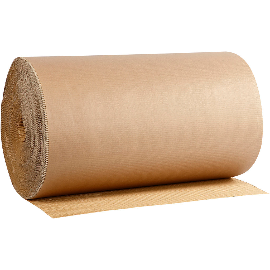 Cartón ondulado, ancho: 70 cm, 70 m 1 rollo