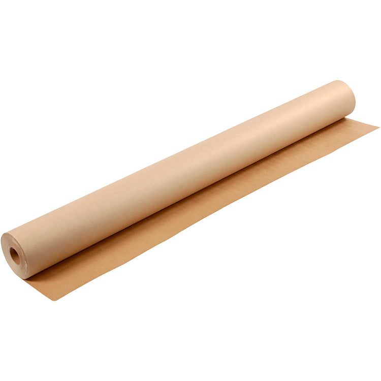 Kraft papier op rol, b: 150 cm, 200 gr, bruin, 50 m 1 rol