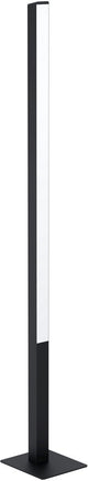 Eglo connect.z simolaris-z smart vloerlamp - 161,5 cm - zwart|wit