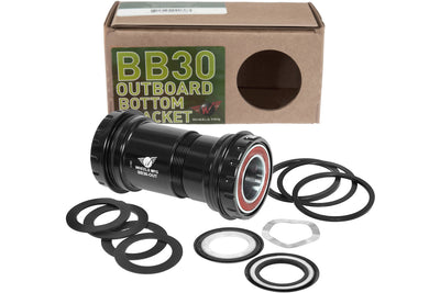 Ruote ruote produttrici di ruote mfg staffe inferiore bb30 shimano 24mm acb nero