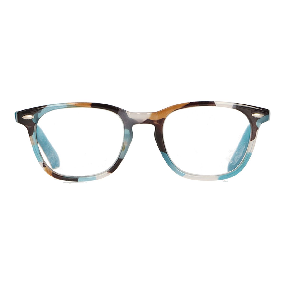 Spectrum leesbril blauw bruin 1.00