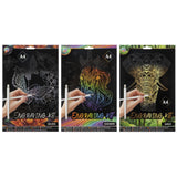 Moxy kraskunstset a4 rainbow silver gold - afbeelding 1
