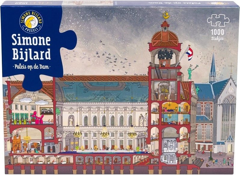 SIMONE BIJLARD PUZZLES SIMONE BIJLARD PUALLE - Palazzo su Dam Square - 1000 pezzi