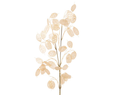 Decoris flor artificial dólar de plata h76cm perla