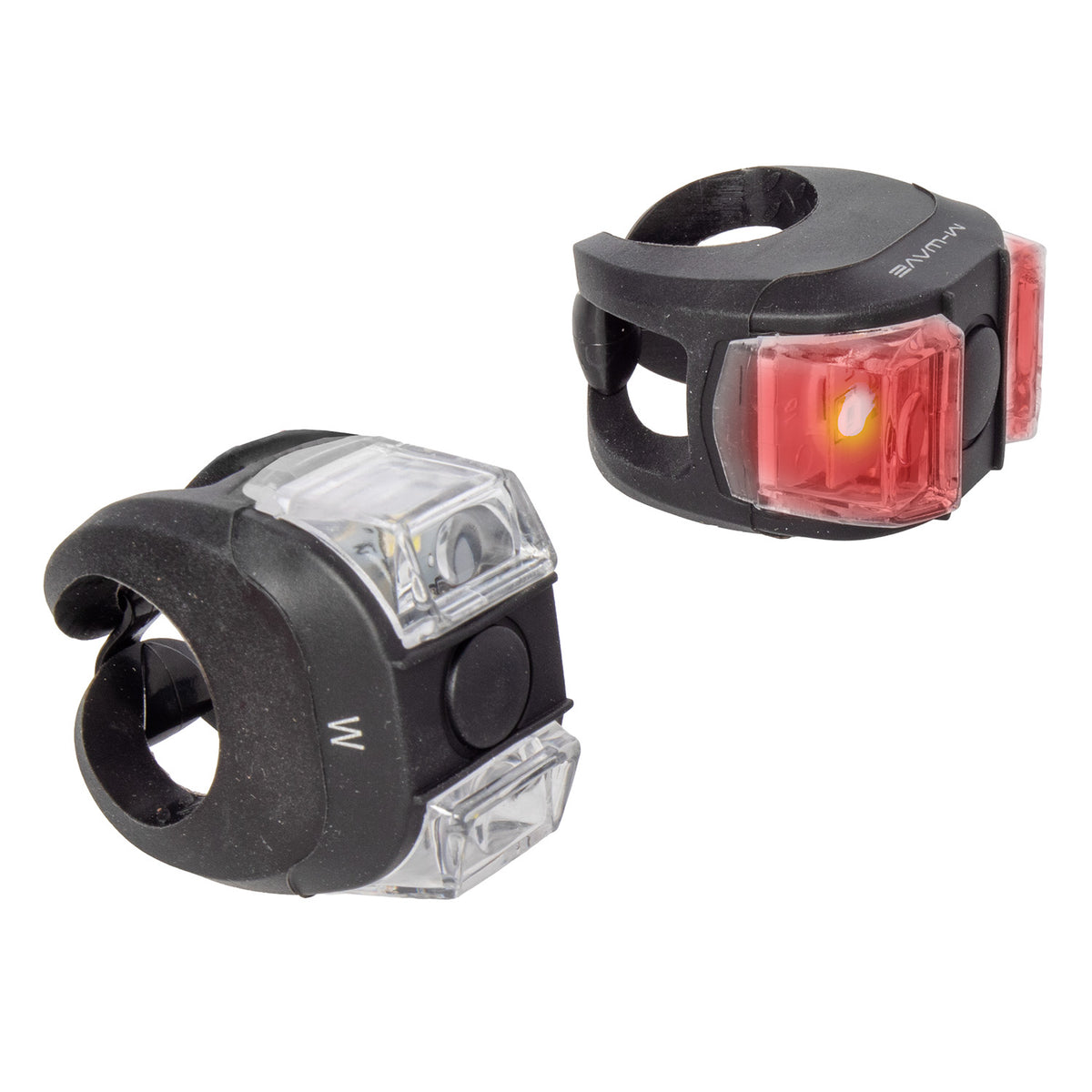 Set di luci lampeggianti a batteria M-wave cobra ii