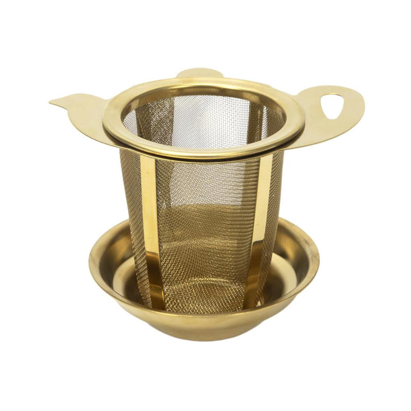 Colino da tè Imperial Kitchen modello alto oro