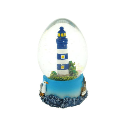 Gerkimex sfera tremante ovale faro blu 7 cm