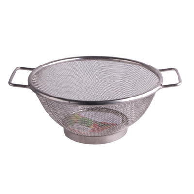 Colador utensilios de cocina acero inoxidable ø18cm con asas