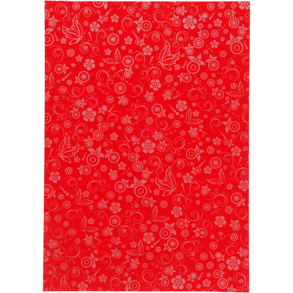 Carta aziendale Creativ, a4, foglio 210x297 mm, 80 gr, rosso, 20 fogli 1 scatola